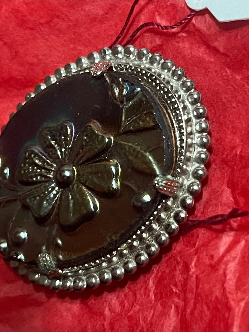 Artisan iridescent floral